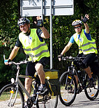 Kanclerz Kurii Diecezjalnej w Sosnowcu prowadzi pielgrzymkę rowerową